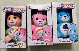 Care Bears Cheer Togetherness &amp; Grumpy Bear 3” Micro Plush Toy Lot Of 3 New - £10.04 GBP