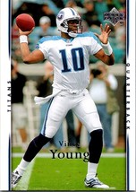 2007 Upper Deck Vince Young #191 Tennessee Titans Texas Longhorns - £1.40 GBP