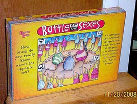 BATTLE OF THE SEXES BOARD GAME - FACTORY SEALED -  ages 12-adult - $20.00