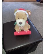 Hallmark Musical Dog On Sled Plush Rockin Rover Barks Jingle Bells Chris... - £8.88 GBP