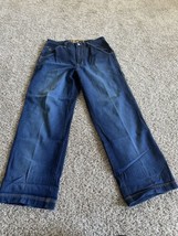 Vintage Enyce Jeans Mens 34x30 Blue Denim Carpenter Y2K Baggy Wide Leg W... - $32.71