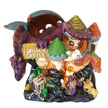 Dragon Castle Haunted Halloween Electric Luminary Night Light Table Deco - Works - £21.66 GBP