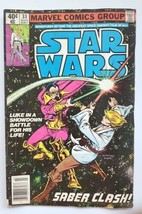 Star Wars Marvel Comics  #33 Mar 1980 Comic Book M348 - £11.71 GBP