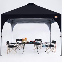 Black 10X10 Abccanopy Outdoor Pop Up Canopy Tent Camping Sun Shelter. - £164.31 GBP