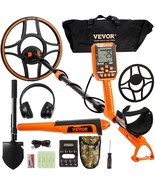 VEVOR Waterproof Metal Detector, 12&quot; Coil, Professional Rechargeable Gol... - €197,87 EUR