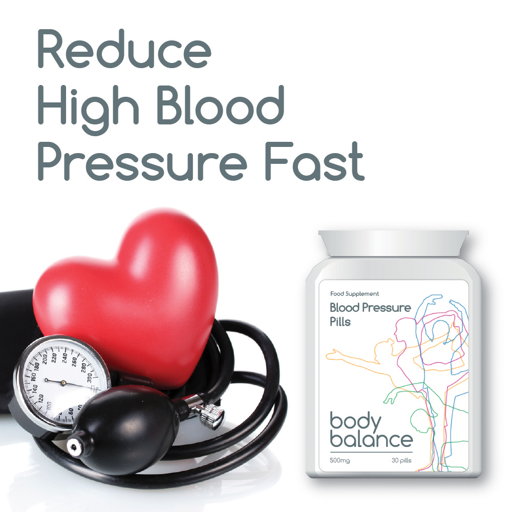 BODY BALANCE BLOOD PRESSURE PILL TABLET LOWER BLOOD PRESSURE NATURAL HERBAL - $30.99