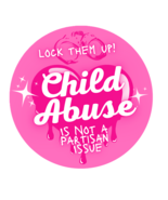 Pink Heart 2 Circle Sticker - $3.00