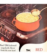 Campbell&#39;s Soup Red Kettle 1963 Advertisement Chicken Noodle Mix DWCC17 - £31.44 GBP