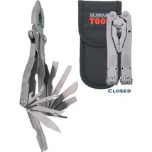 Schrade ST1N 7in Stainless Steel 21 Piece Tough Multi-Tool with Can Opener, - $35.62