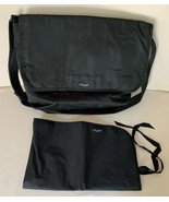 AUTHENTIC KATE SPADE LARGE CARRYALL BAG PURSE BLACK PRE OWNED USED BABY ... - $92.57