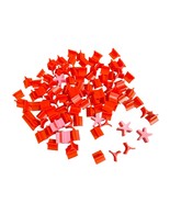 Castle Risk Game Replacement Army Pieces - Assorted Red &amp; Pink - $6.92