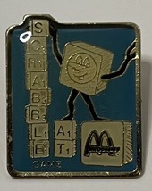 McDonalds Scrabble Pin Lapel Hat Game Vintage 1990s - $8.95