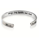 Inspirational Bracelet ~ always stay humble and kind ~ Stainless Steel &quot;... - £18.39 GBP