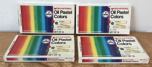 Set Lot 4 Mismatched Various Boxes Sanford Oil Pastel Colors Sets USED - £27.54 GBP