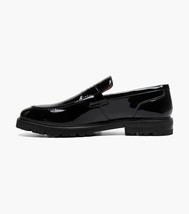 Stacy Adams Hazelton Moc Toe Penny Slip On Walking Shoes Black Patent 25736-004 image 6