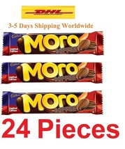 24 Pcs Cadbury Moro Caramel Chocolate With Coffee Flavor Limited Edition Bar 38g - $71.25