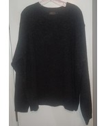Pendleton Washable Shetland Wool Crewneck Sweater Men XXL 2XL Dark Gray - $90.00