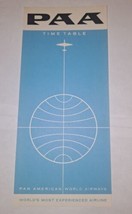 Pan American Airline Timetable Request Paper Brochure - $28.04