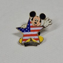 Disney Mickey Flag Series Trading Pin American Flag Star United States Patriotic - $5.84