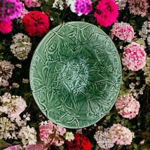 Bordallo Pinheiro 12” Leaf Lattice Green Large Serving Bowl Summer Salads! New - £28.22 GBP