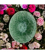 BORDALLO PINHEIRO 12” Leaf Lattice Green Large Serving Bowl Summer Salad... - £28.44 GBP