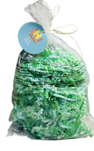 Bed Bath &amp; Beyond For Happy Green Easter Grass Basket Filler Bag - $8.32