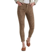 Lucky Brand Women&#39;s Ava Denim Mid-Rise Animal Print Skinny Jeans Size 33 NWT - £51.06 GBP