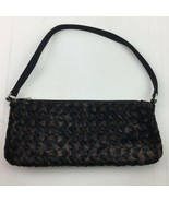 Lancôme Faux Fur Makeup Small Handbag Purse Black and Brown - £31.49 GBP