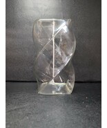 Stunning FIRELIGHT Glass Handblown OIL CANDLE LAMP ICE  PILLAR 8&quot; #478 S... - $1,599.42 MXN