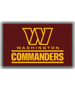 Washington Commanders Football Team Fan Flag 90x150cm 3x5ft New Best Banner - €13,07 EUR