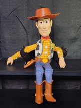 Thinkway Toys Playtime Sheriff Woody INTERACTIVE HAT Pixar Vintage 15&quot; I... - £119.10 GBP