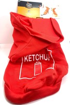 Boutique Ketchup Dog Costume Red Hoodie Small Dog or Cat Halloween - £5.66 GBP