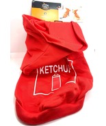 Boutique Ketchup Dog Costume Red Hoodie Small Dog or Cat Halloween - £5.66 GBP