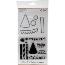 Decorative Dies And Stamp Set Party Time - £32.92 GBP