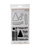 Decorative Dies And Stamp Set Party Time - $42.50