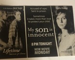 My Son Is Innocent Tv Guide Print Ad Advertisement Marilu Henner Nick St... - $5.93
