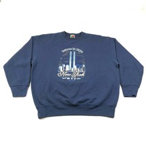 9/11 Tribute in Light NYC Sweatshirt Mens XL Navy Blue September 11, 2001 WTC - £14.63 GBP