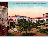 Courtyard of Mission San Juan Capistrano California CA UNP DB Postcard H25 - $2.92
