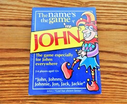 The Name&#39;s The Game John Paul Lamond Card Games 2-6 Players - £11.97 GBP