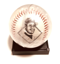 Ken Griffey Jr. Commemorative Edition Baseball Replica Autograph &amp; Displ... - $15.35