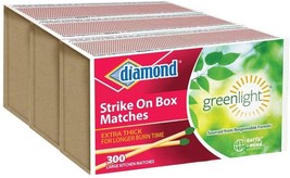 Diamond Strike on Box Greenlight Matches, 300 Count (Pack of 3) - £8.57 GBP