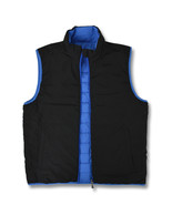 Brooks Brothers Men&#39;s Blue Black Reversible Down Vest Jacket, Medium M 8... - £46.50 GBP