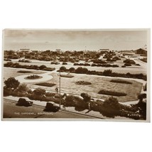 1957 vtg Postcard of The Gardens, Southsea, K 5985 RPPC - £11.18 GBP