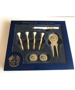 RYDER CUP 2001 GOLF GIFT SET.  DIVOT TOOL, MARKERS, PENCIL AND TEES - £34.63 GBP