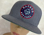 Dadbod Dad Bod DB Apparel Gray Snapback Baseball Cap Hat - £12.84 GBP