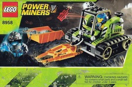 Instruction Book Only For Lego Power Miners Granite Grinder 8958 - £5.11 GBP