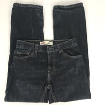 Levi's Boys Jeans Size 14R Straight Leg 505 Dark Wash 27 Inch 100% cotton  - $23.07