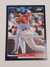Javier Javy Lopez Atlanta Braves 1994 Score Rookie Prospect Card #620 - £0.76 GBP