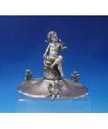 Portuguese Sterling Silver Cherub Stand w/Cherub Finial and Feet Figural... - $2,502.77 CAD