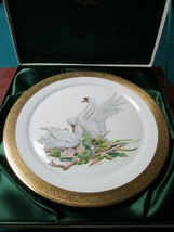 BOEHM BIRDS OF PEACE PLATTER WALL PLAQUE MUTE SWANS 1972 ORIGINAL BOX PI... - $125.00